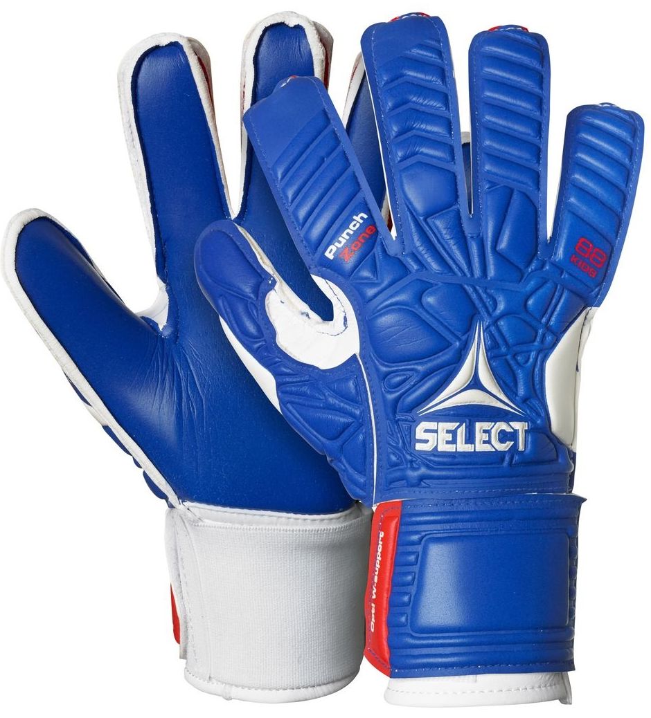 

Вратарские перчатки Select Goalkeeper Gloves 88 Kids 4 (315) Синий/Белый/Красный (5703543235711)