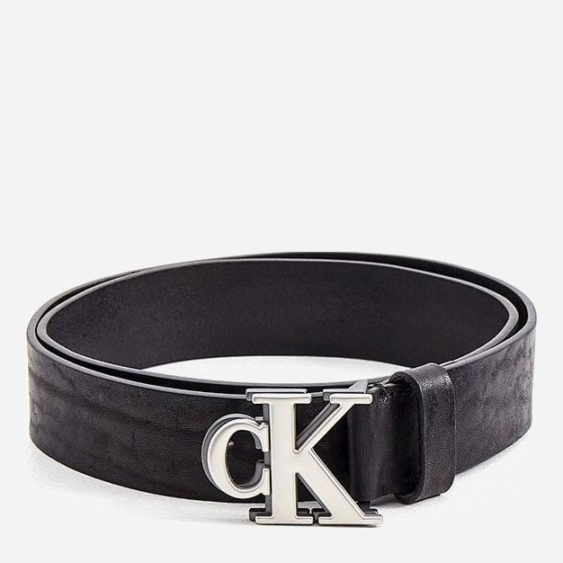 

Ремень мужской кожаный Calvin Klein Jeans Mono Hardware Shadow Belt 35mm K50K507178-BDS 95 см Черный