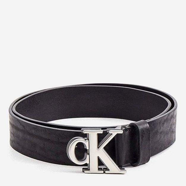 

Ремень мужской кожаный Calvin Klein Jeans Mono Hardware Shadow Belt 35mm K50K507178-BDS 85 см Черный