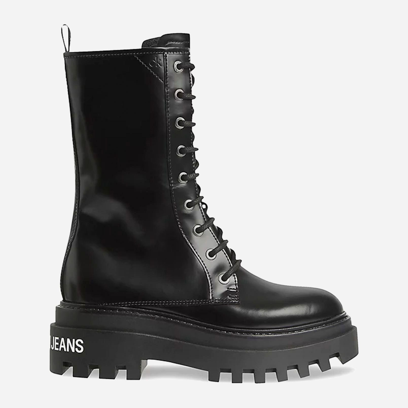 

Ботинки Calvin Klein Jeans Flatform Mid Laceup Boot YW0YW00390-BEH 40 Черные