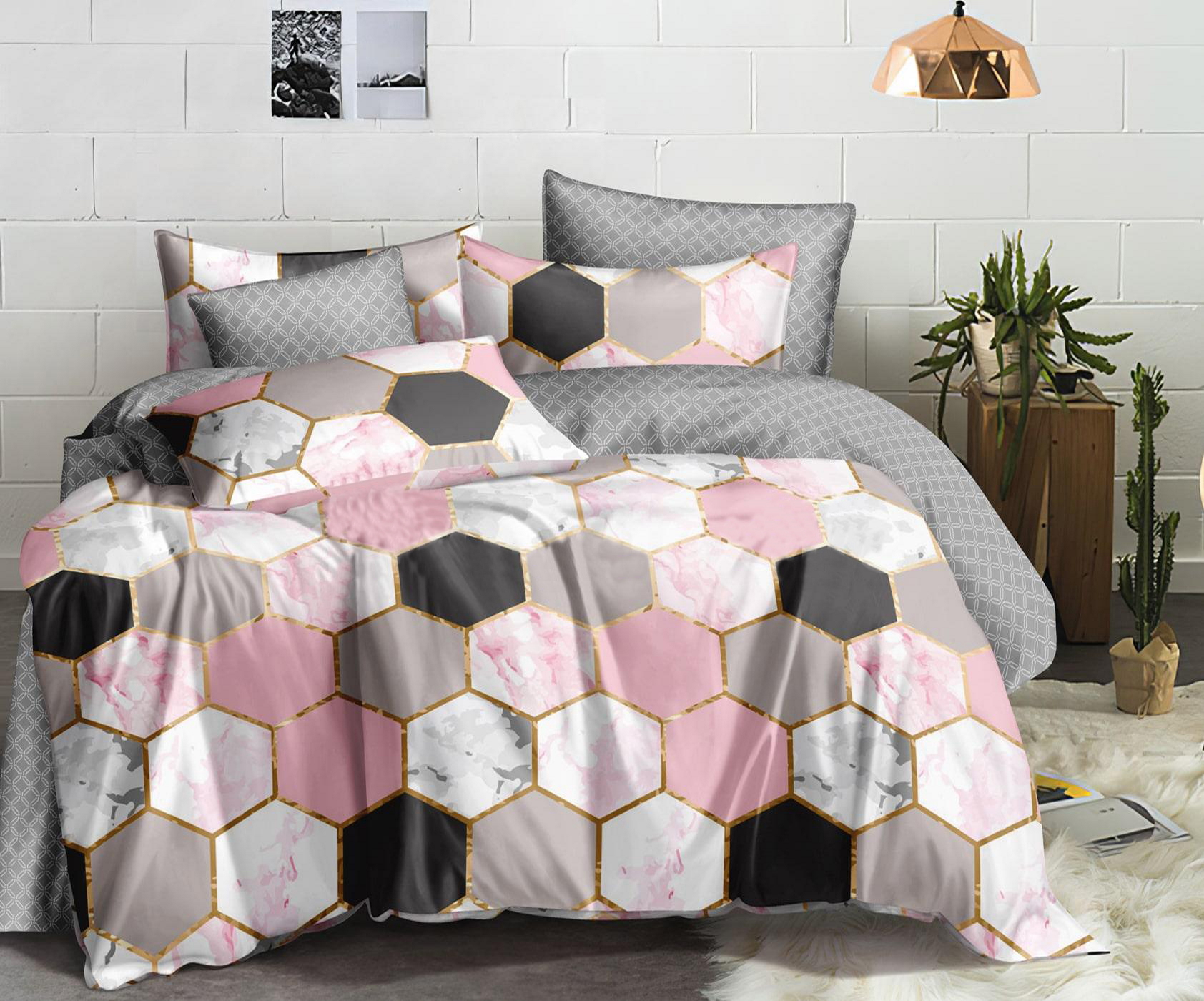 

Комплект постельного белья MirSon Сатин Premium 22-1202 Larch 160x220 см