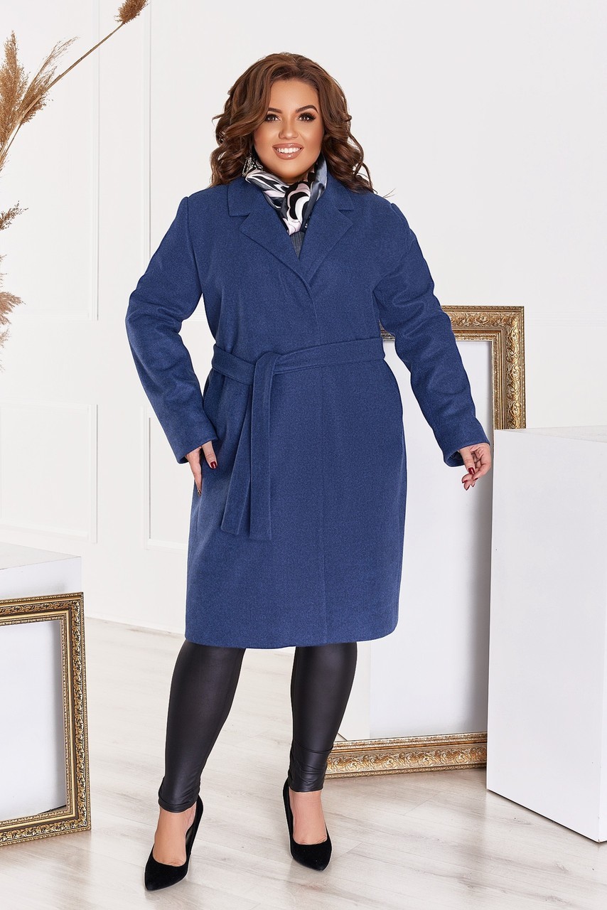 

Женское Пальто кашемировое Fashion FT-6385 Синее р.- 005100, Женское Пальто кашемировое Fashion FT-6385 Синее р.64-66 005100