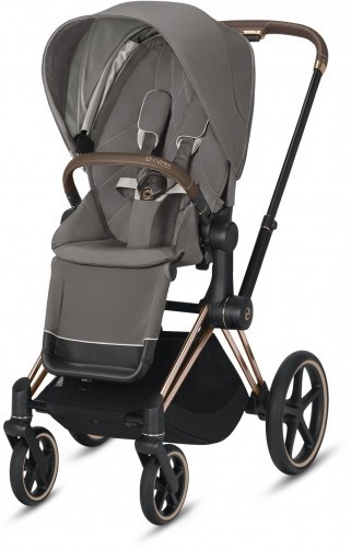 

Прогулочная коляска Cybex Priam Soho Grey шасси Rose Gold