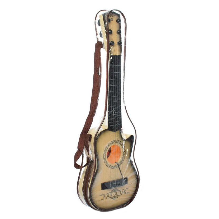 

Игрушечная гитара 180A14 пластиковая 54 см (Бежевый)