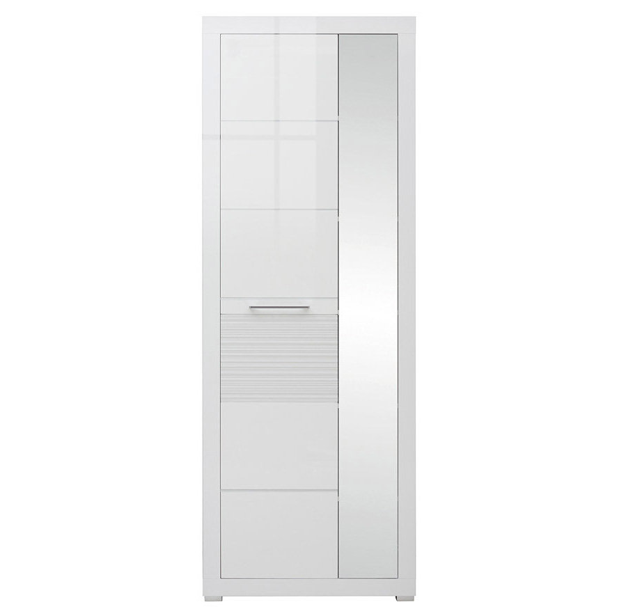 

Шкаф BRW Флеймс REG 1L1D 20/7 Белый