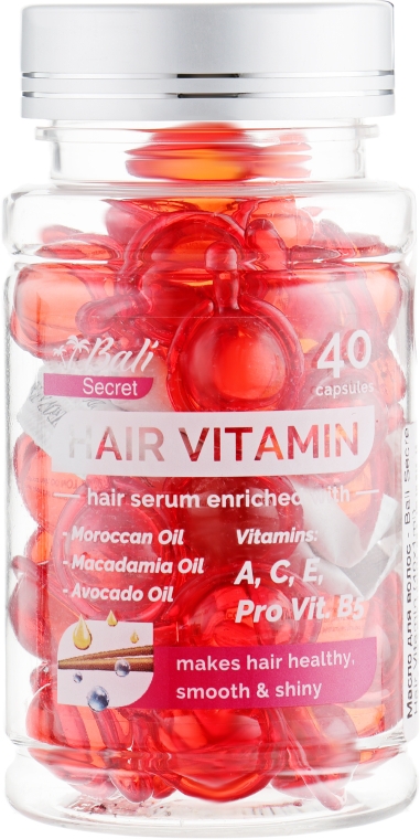 Акція на Масло для волос Bali secret Hair Vitamin Red 1 мл х 40 шт (348021) (2231272179011) від Rozetka UA