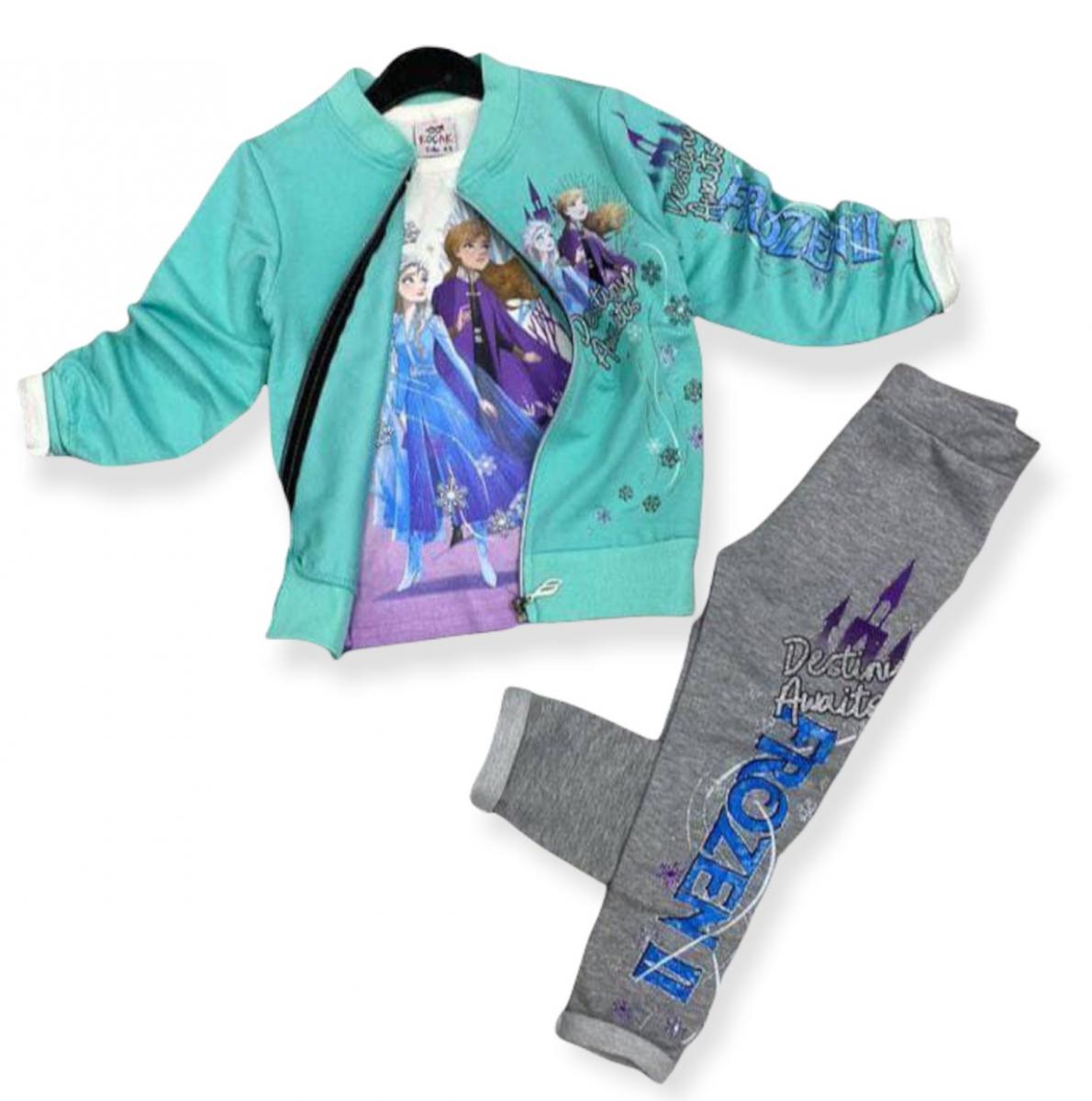 

Легкий костюм (кофта, штаны, реглан) Frozen (Холодное Cердце) 110/116 см Разноцвет TRW21220551