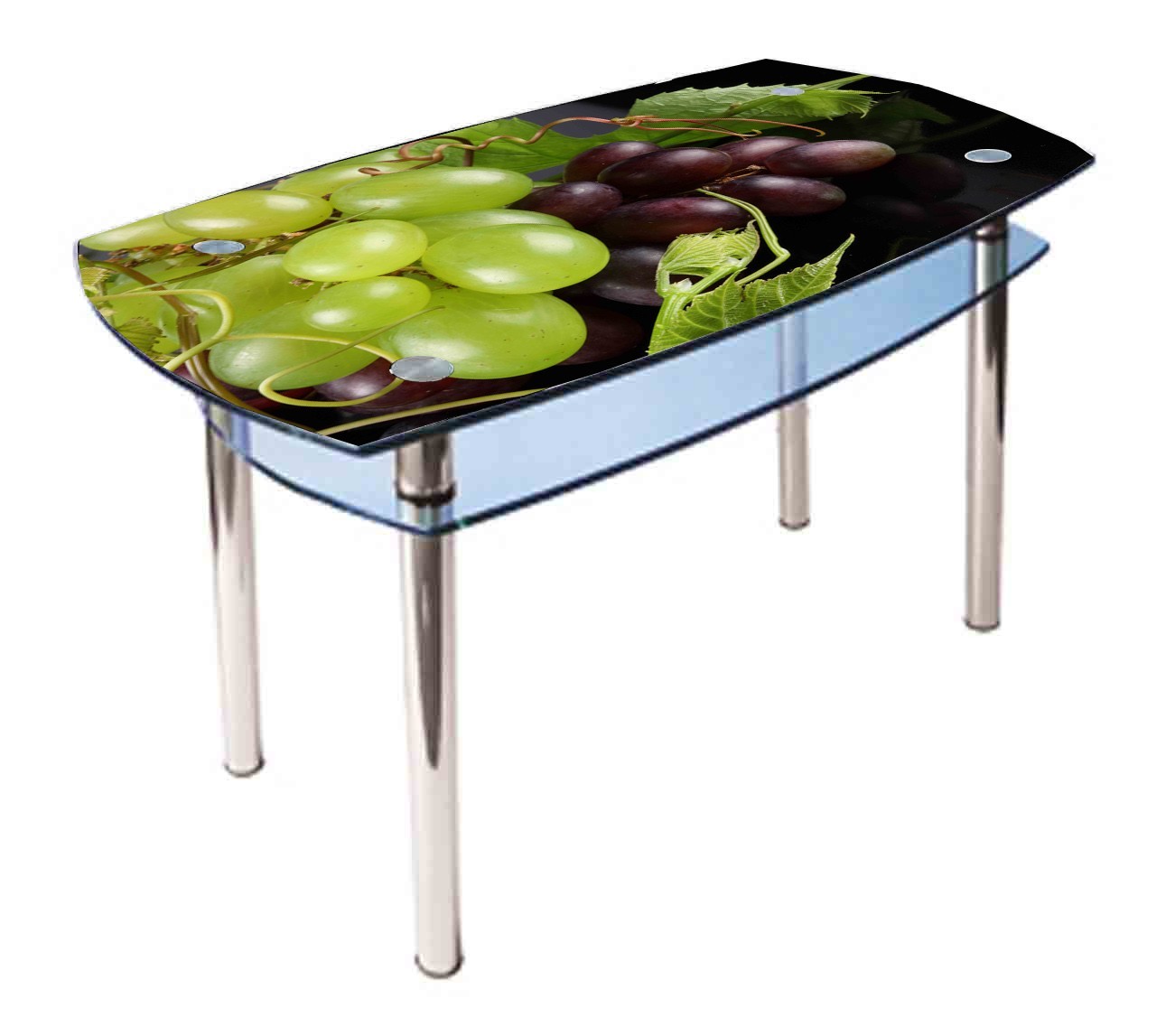 

Обеденный стеклянный стол Glass Antonik КС-2 зеленый с фотопечатью №68 (1000х600х750 мм)