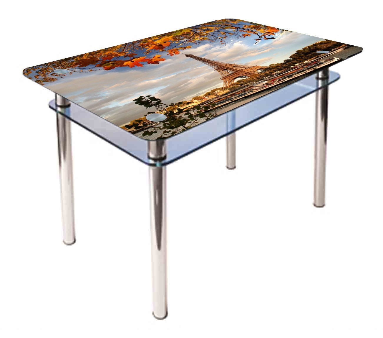 

Обеденный стеклянный стол Glass Antonik КС-1 "Париж" с фотопечатью №144 (900х600х750 мм)