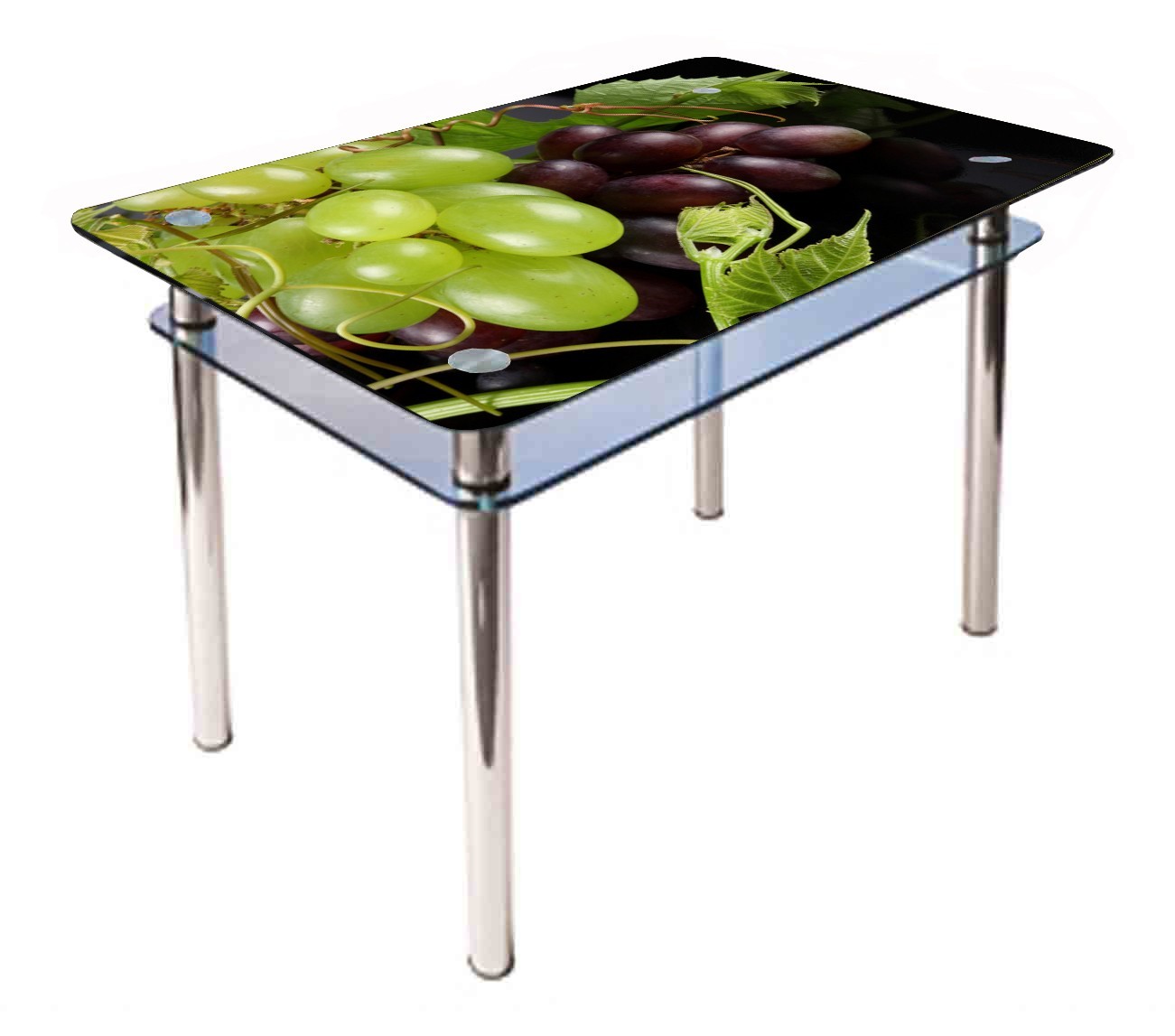

Обеденный стеклянный стол Glass Antonik КС-1 зеленый с фотопечатью №68 (1100х700х750 мм)