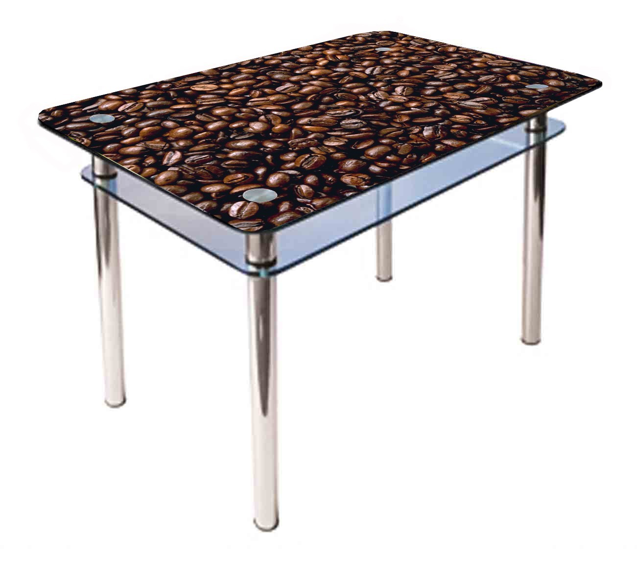 

Обеденный стеклянный стол Glass Antonik КС-1 кофейный с фотопечатью №61 (900х600х750 мм)