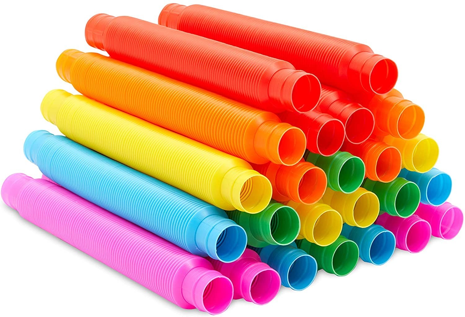 

Развивающая сенсорная детская игрушка Pop Tube антистресс поп туб 24 шт набор (25143444)