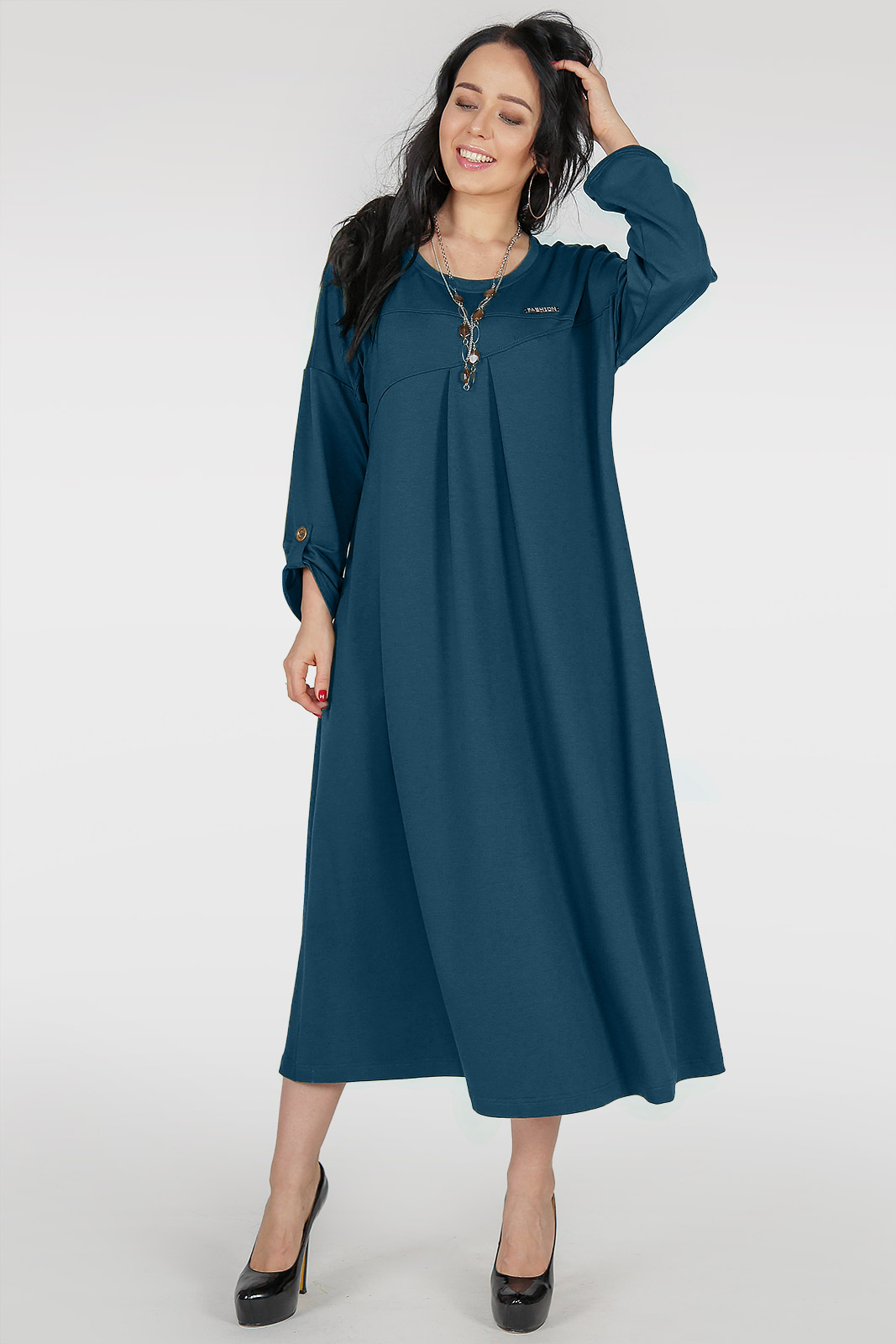 

Платье V&V 2796.79 Oversize темная морская волна