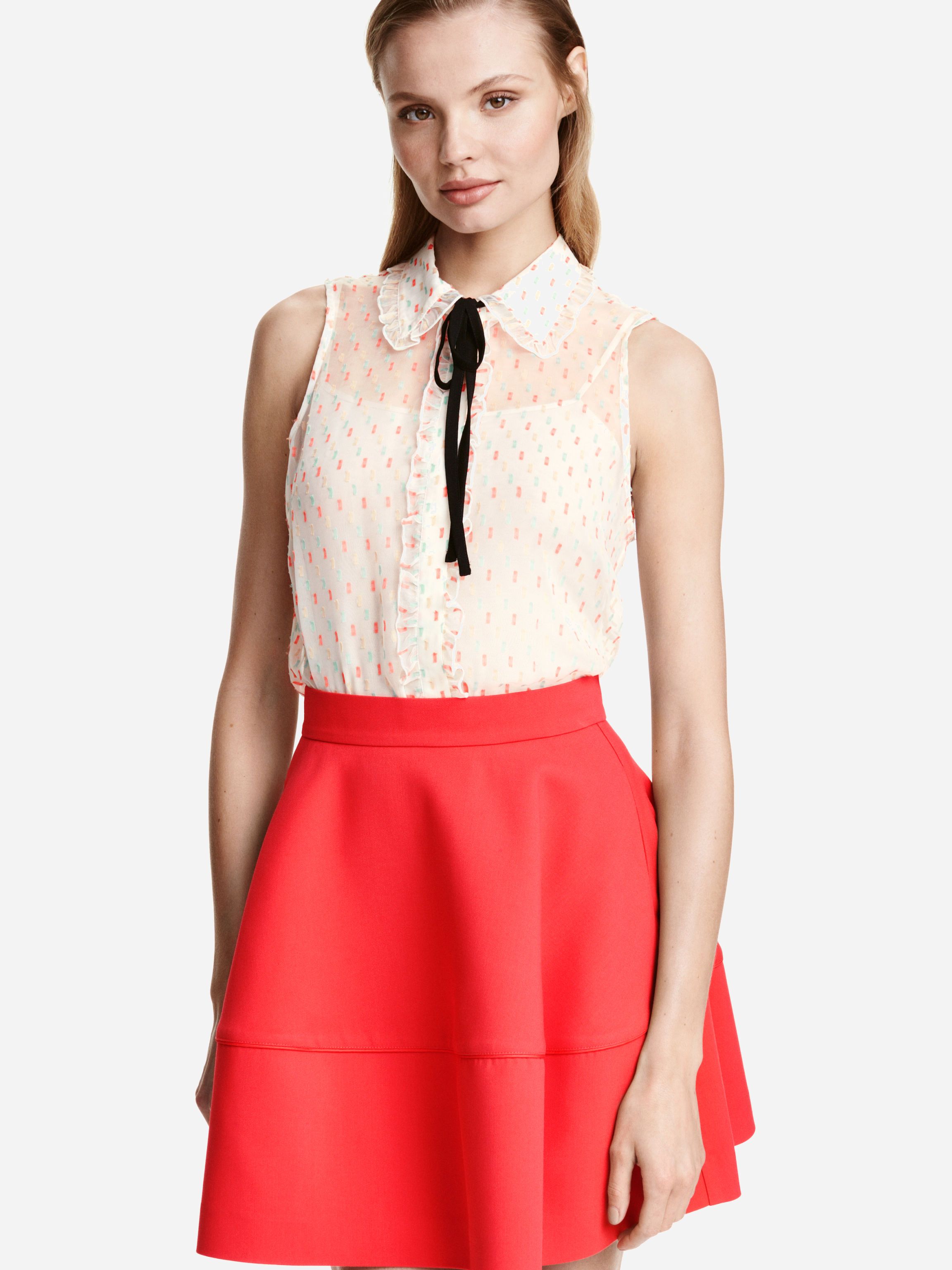 

Юбка H&M XAZ052150OIWV 46 Коралловая
