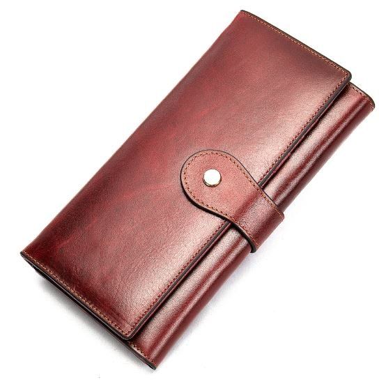 

Кошелек женский Vintage 14916 кожаный бордовый