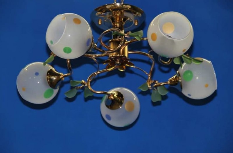 

Люстра с плафонами Ray L0182/5W (FGD) (AN003825)