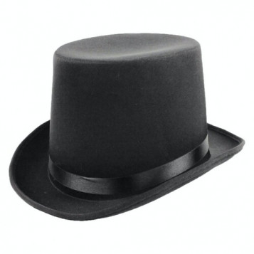

Шляпа Цилиндр триктаж черный Halloween 19-237BLK