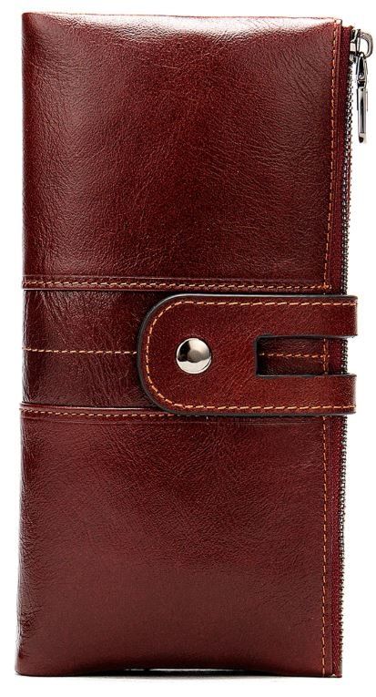 

Кошелек женский Vintage 14906 кожаный бордовый