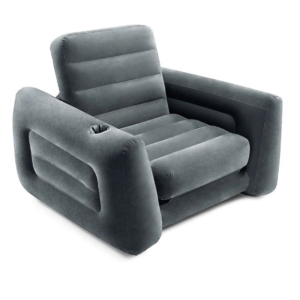 

Кресло надувное 117х224х66см Intex 66551 NP ПВХ Black