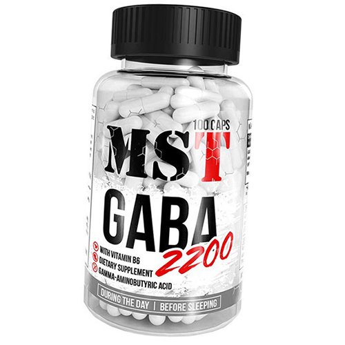 

ГАМК, Гамма-аминомасляная кислота, Gaba 2200, MST 100капс (72288004)