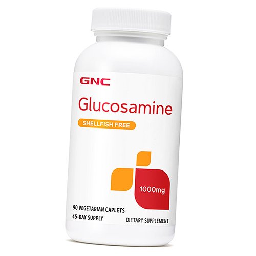 

Глюкозамин гидрохлорид, Glucosamine 1000, GNC 90вегкаплет (03120012)