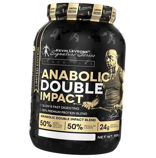 

Комплексный протеин для роста мышечной массы, Anabolic Double Impact, Kevin Levrone 908г Ваниль (29056007)