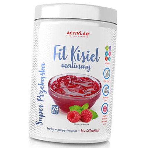 

Низкокалорийный десерт, Желе, Fit Kisiel, Activlab 360г Малина (05108008)