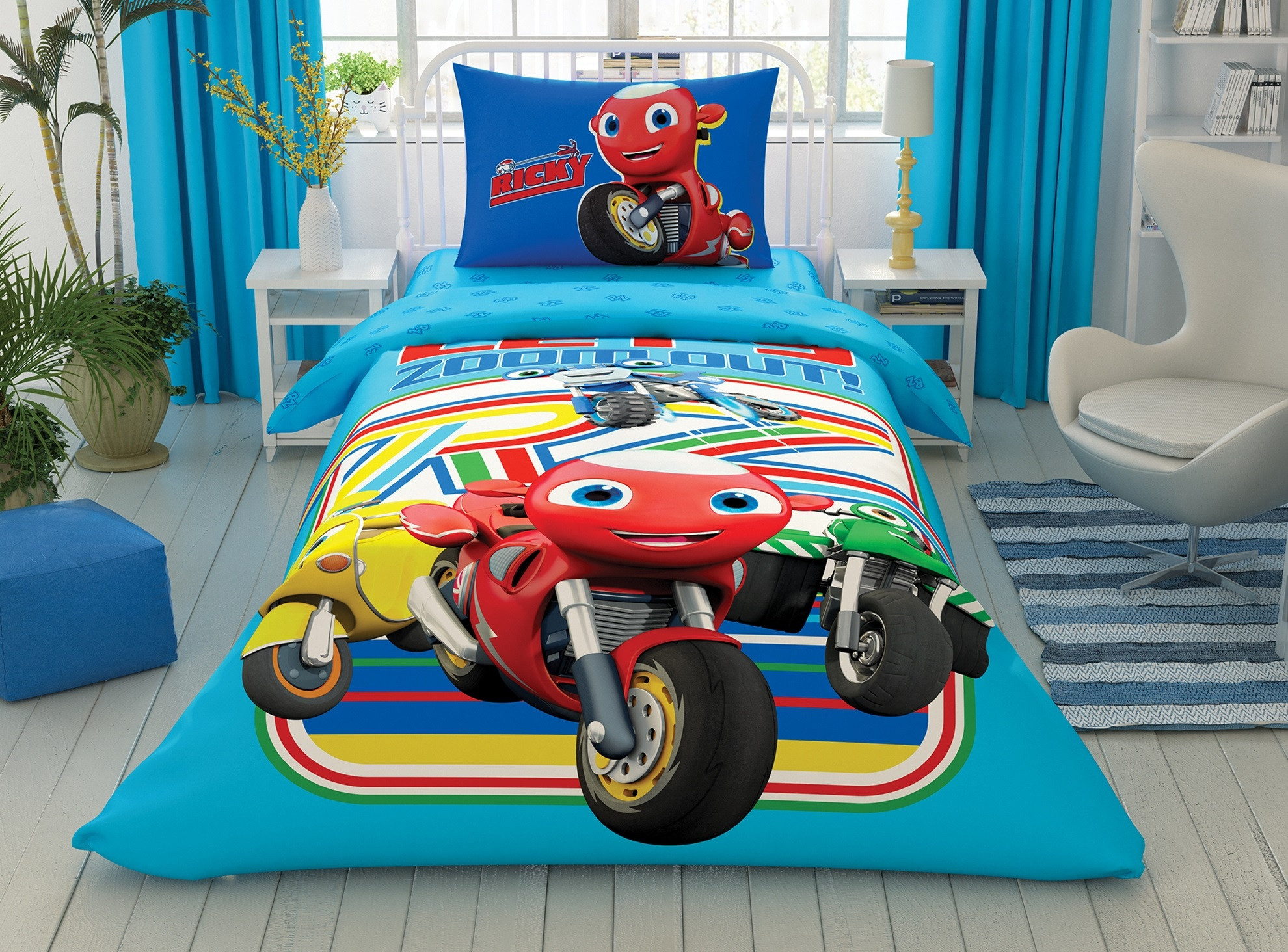 

Комплект постельного белья Tac Disney Ricky Zoom подростковое