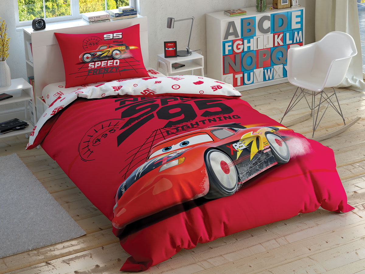 

Комплект постельного белья Tac Disney DH Cars Speed Frenzy подростковый