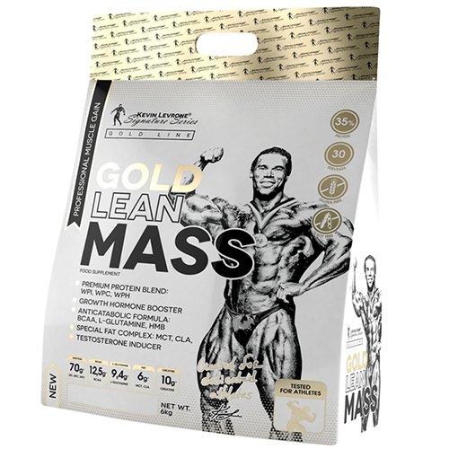 

Гейнер для роста мышечной массы, Gold Lean Mass, Kevin Levrone 6000г Клубника (30056003)