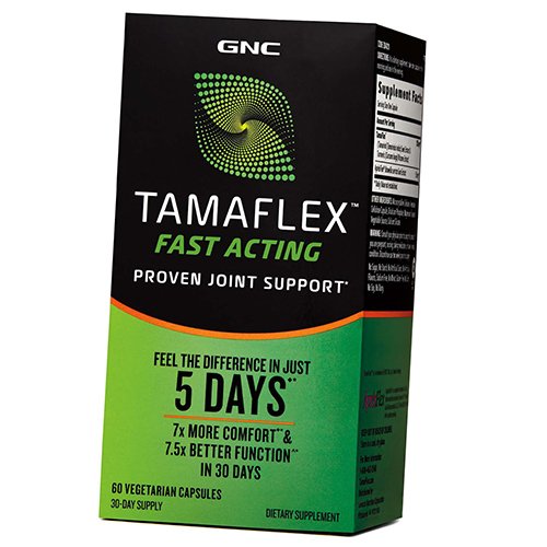 

Комплекс для суставов и связок, TamaFlex Fast Acting, GNC 60вегкапс (03120015)