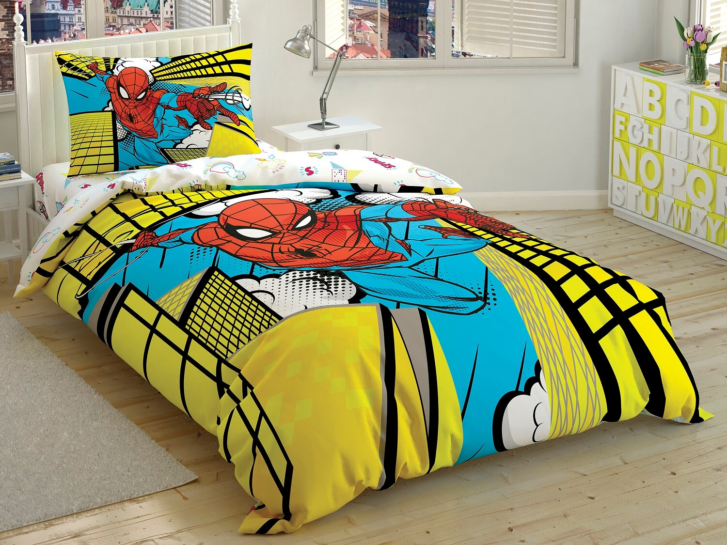 

Комплект постельного белья Tac Disney DH SpiderMan Exciting Jump подростковый