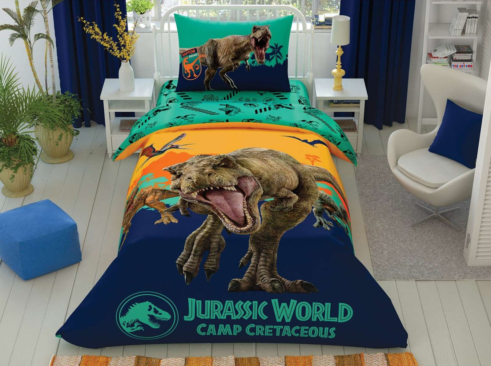 

Комплект постельного белья Tac Disney Jurassic World Camp подростковое