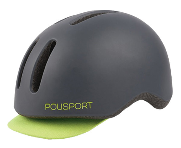 

Велосипедный шлем Polisport COMMUTER dark grey matte-yellow / Размер 58-61 см