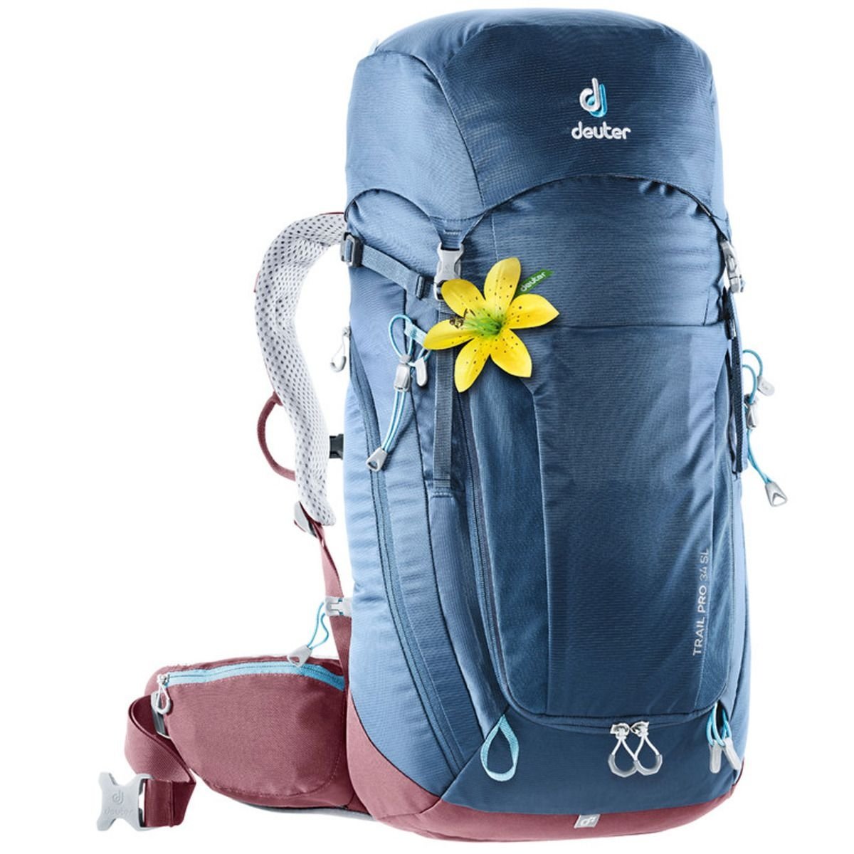 

Рюкзак Deuter Trail Pro 34 SL цвет 3523 midnight-maron / Размер 34 л (3441219 3523)