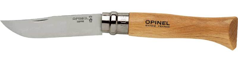 

Карманный нож Opinel №8 Inox, бук (204.00.10)