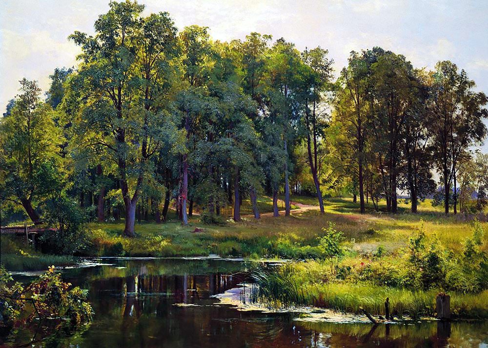 

Набор алмазной вышивки "В парке". Художник Shishkin Ivan