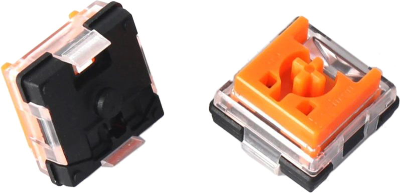 

Набор механических переключателей Keychron Low Profile Optical MX with Holder Set 90 шт Orange (Z25_Keychron)
