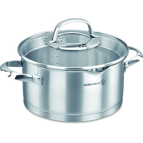 

Кастрюля Korkmaz STEAMA 16*8 см 1,6 л