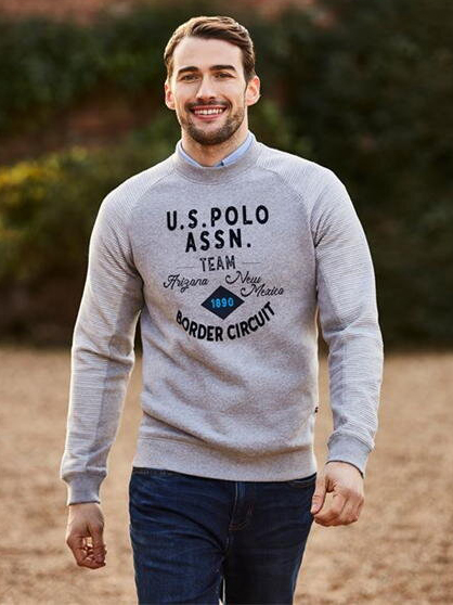 

Свитшот U.S. Polo Assn 523410-02 XXL VintageGrey