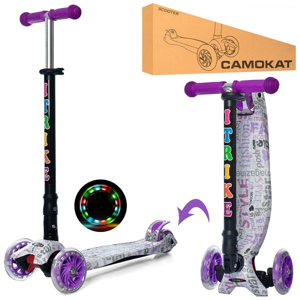 

Самокат iTrike Maxi JJR 3-003-1-WP9 Фиолетовій