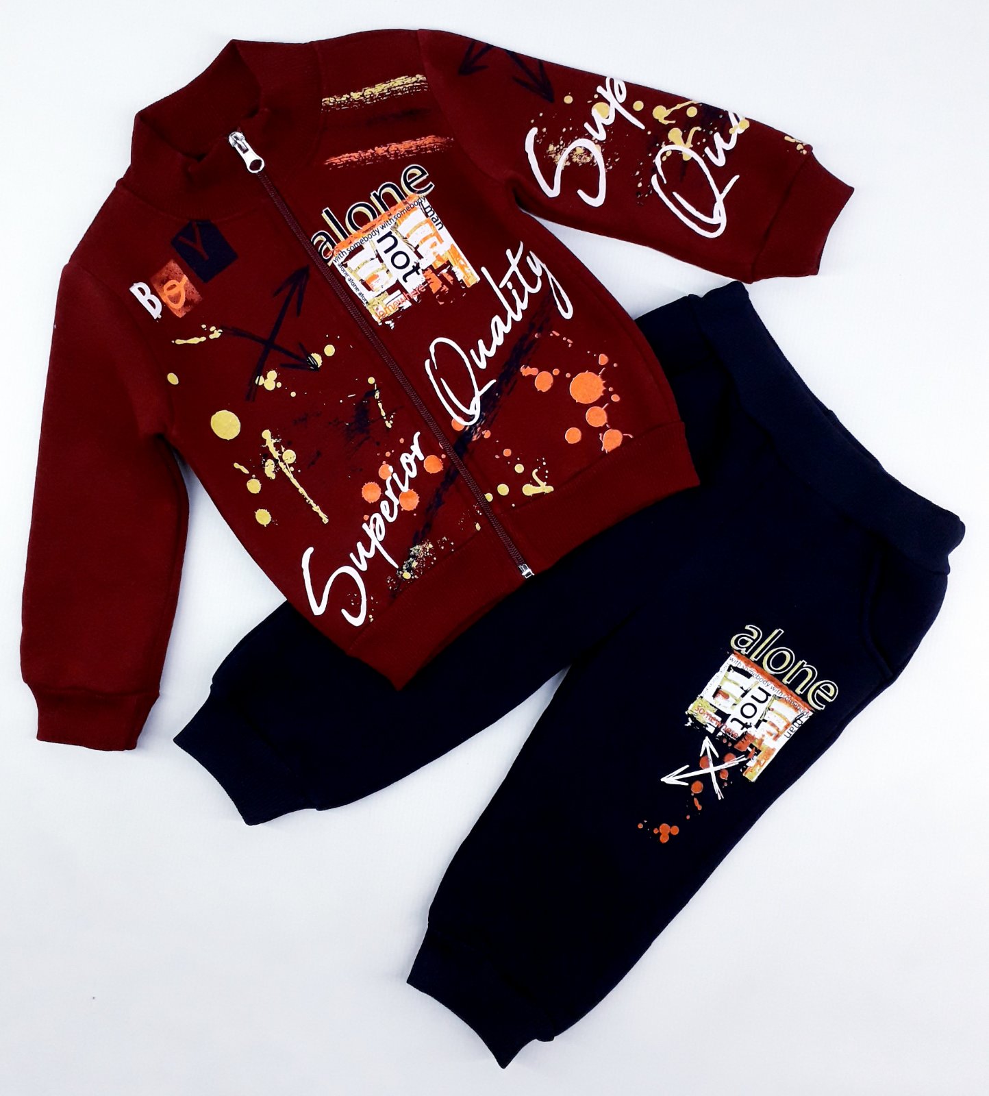 

Спортивный костюм Kids Wear 3662 86см(р) бордовый с синим