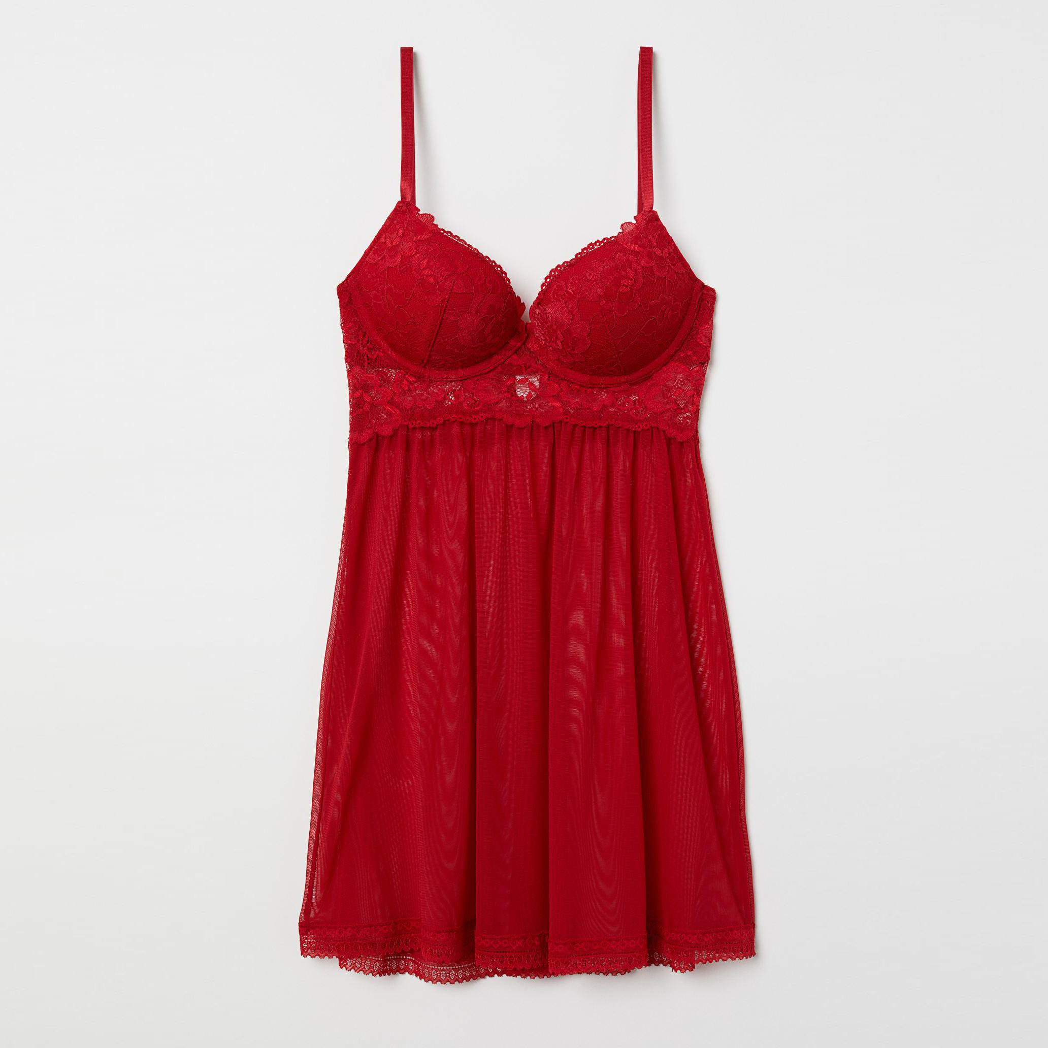 

Ночная рубашка H&M XAZ208994DYNS 38 Красная
