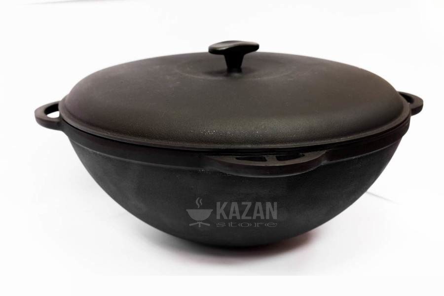 

Казан чугунный азиатский с крышкой СИТОН 30 л (Каз.30л,Кр520)