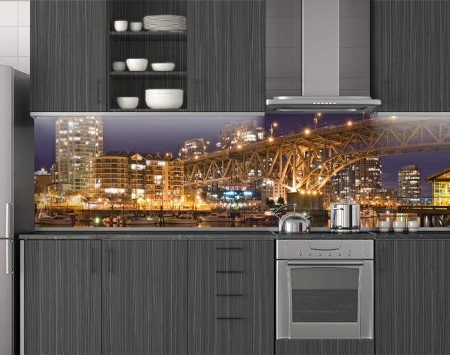 

Стеновая панель кухонная, Мосты 62x205см. (s_01_s_ar010_Q)