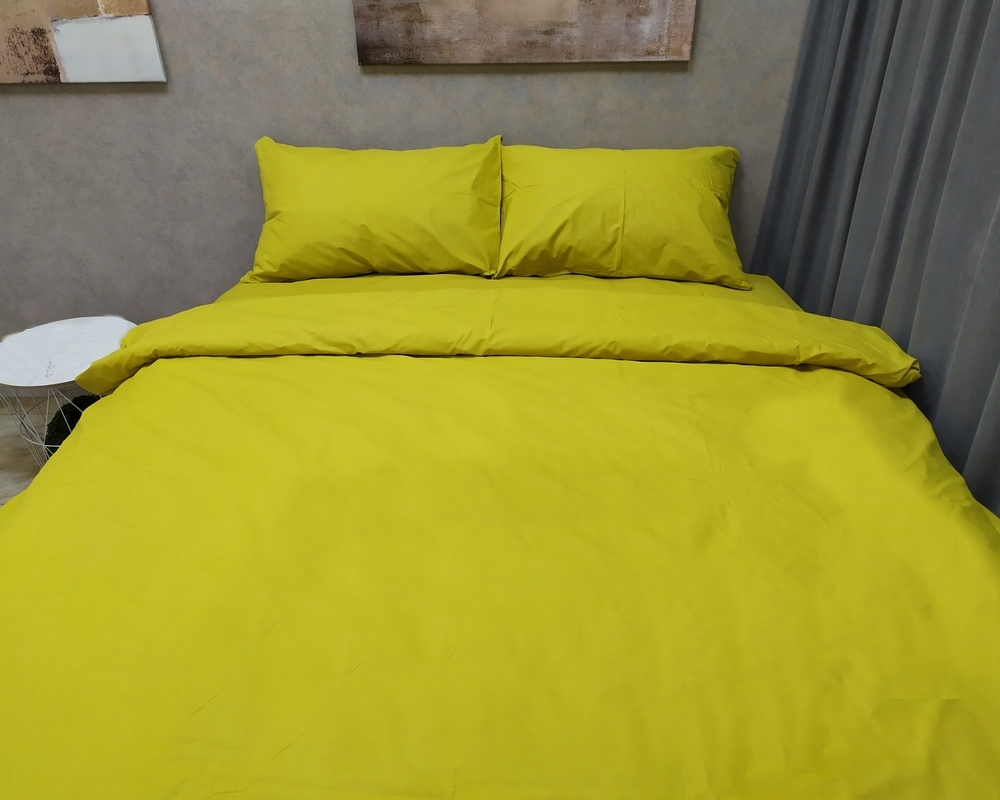 

Постельное белье LARA бязь d11192d Yellow двуспальное Наволочки 50х70