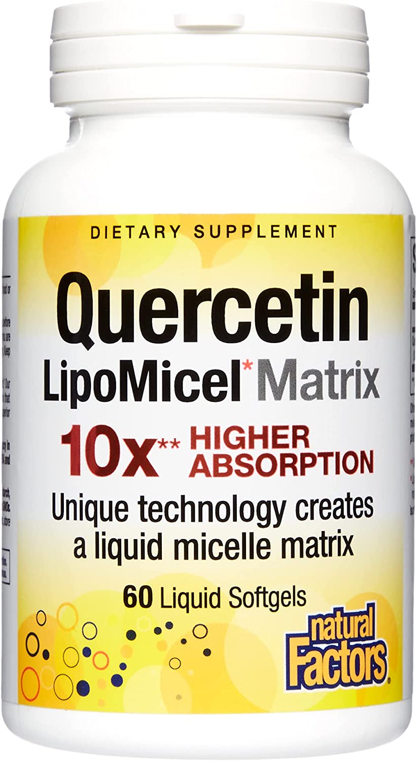 

Natural Factors Quercetin LipoMicel Matrix 60 капсулы (4384303795)