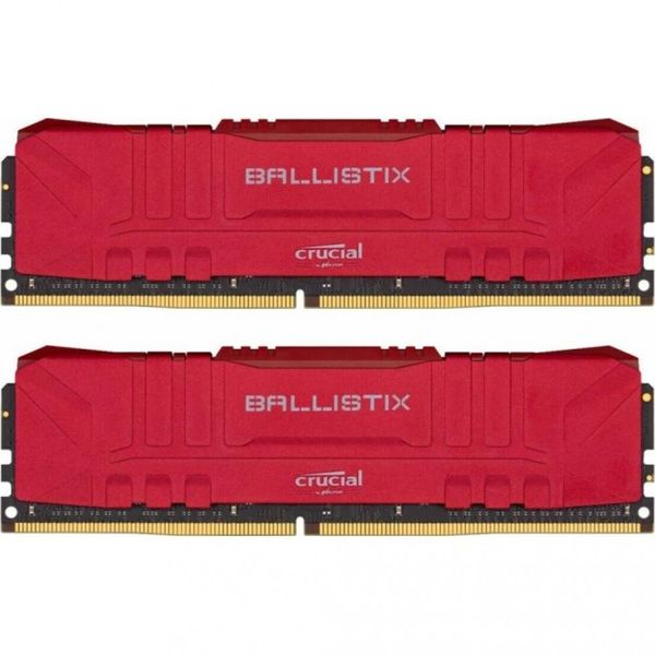 

Crucial 32 GB (2x16GB) DDR4 3200 MHz Ballistix Red (BL2K16G32C16U4R)