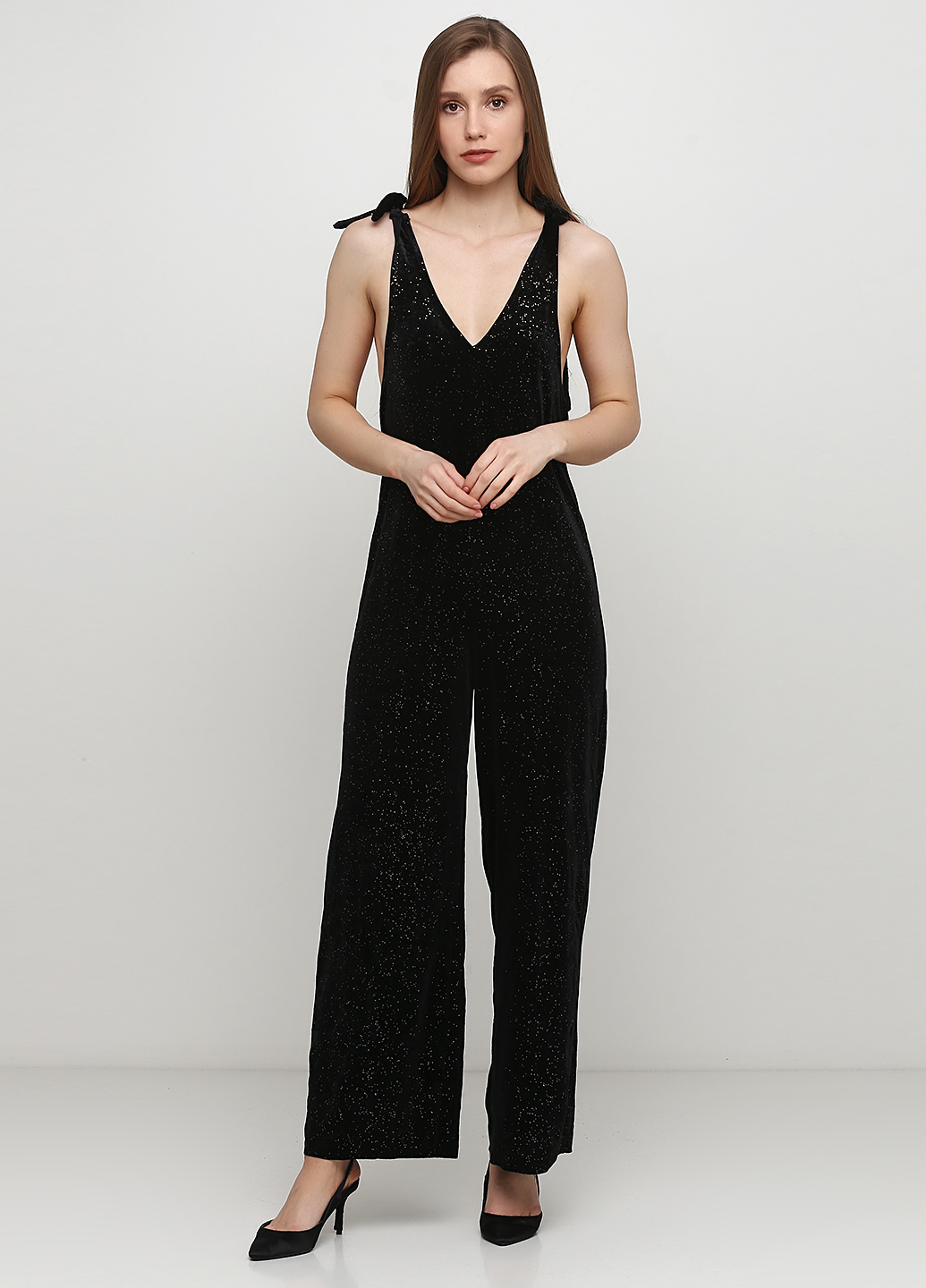 

Комбинезон Monki  Черный 0672964_люрекс_04, Комбинезон Monki M Черный 0672964_люрекс_04