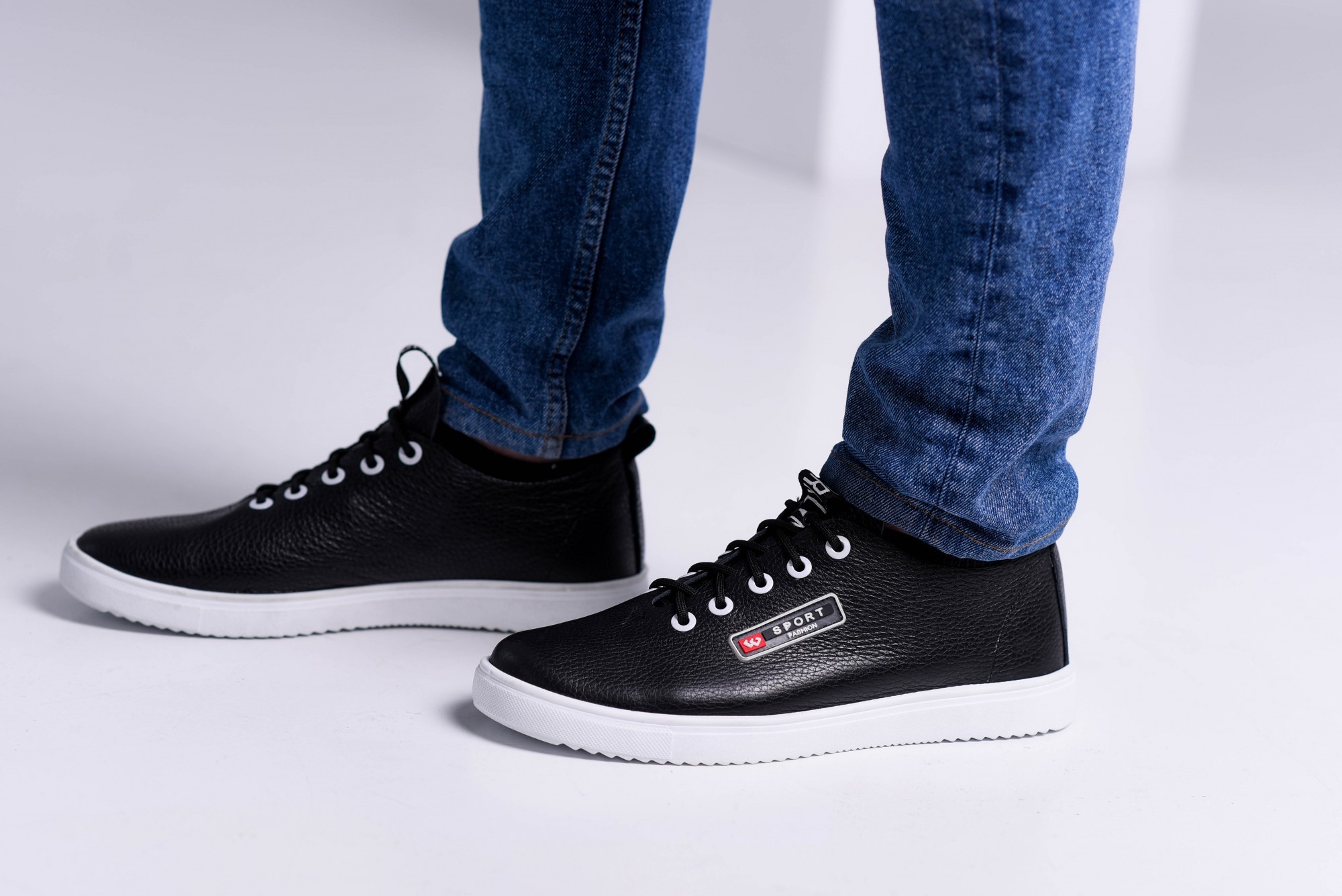 

Мужские кеды Maya Shoes 203-2 Черные 44р